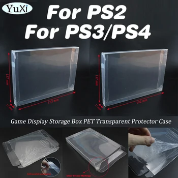 1шт Прозрачная Коробка Для PS2 PS3 PS4 PS5 Игровой Диск Horizon Collection Дисплей Коробка Для Хранения ДОМАШНИХ ЖИВОТНЫХ Защитный Чехол