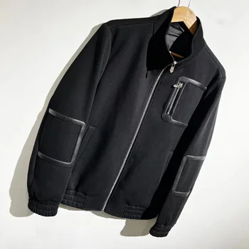20223ss Куртка с карманами в стиле хай-стрит в стиле пэчворк, пуховое пальто, теплые мужские куртки, уличная одежда, Технологичная одежда, ветровка