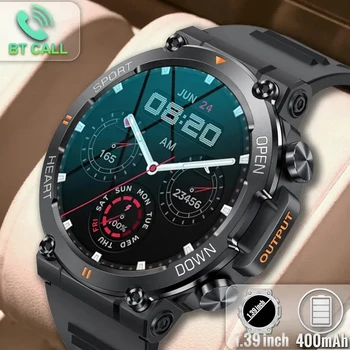 2023 Новые умные часы для мужчин, военный монитор здоровья, 1.39 Bluetooth, вызов, фитнес, водонепроницаемые спортивные умные часы для IOS, телефона Android