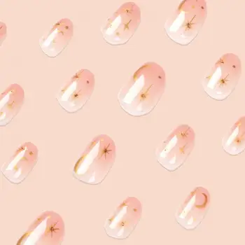 24 шт./компл. Модные накладные ногти Квадратные Элегантные искусственные ногти для женщин и девочек накладные ногти