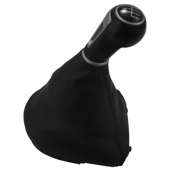 5-ступенчатая Автомобильная Кожаная Рамка ручки переключения передач Рычаг переключения передач Пылезащитный чехол багажника для Seat Leon II/Toledo III Altea XL