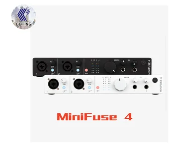 Arturia MiniFuse 4 Универсальный настольный аудиоинтерфейс 4in/4out MIDI-интерфейс для групп, продюсеров, исполнителей, подкастеров