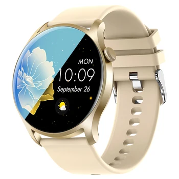 IAURA KC08 Смарт-часы Женские Мужские Bluetooth Call с сенсорным экраном Спортивные Водонепроницаемые Пульсометр Фитнес-трекер для Android iOS