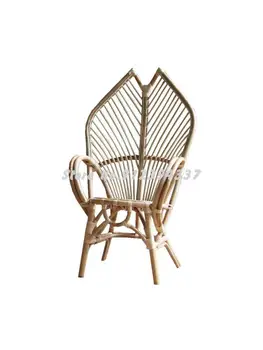 ins Японский индонезийский ротанговый стул, гостиная, спальня, домашний балкон, стол и стул, сочетание марокканского креативного ротанга