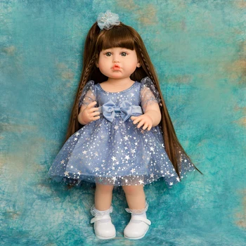 KEIUMI 55 см, Кукла Принцессы-Русалки, Силиконовые Игрушки-куклы-Реборн, Подарки на День рождения ко Дню защиты детей