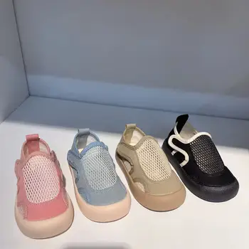 MODX 2023 Летняя детская сетчатая обувь, дышащая Спортивная обувь для мальчиков с полым дизайном m2, мягкая подошва