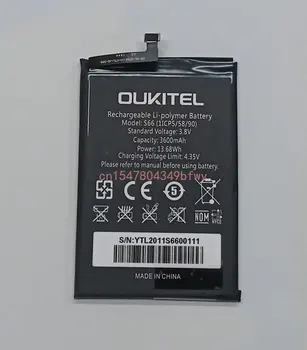 Oukitel S66 100% НОВЫЙ Аккумулятор 3600 мАч Для OUKITEL Y1000 В Наличии Смартфон Высокого Качества