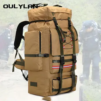 OULYLAN 130L Открытый очень большой рюкзак-палатка для кемпинга, спасательный рюкзак для багажа повышенной вместимости для мужчин и женщин