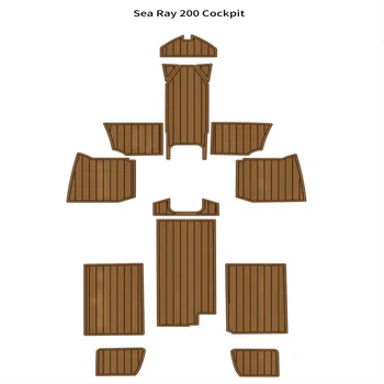 Sea Ray 200 Коврик для кокпита Лодка EVA-пена Палубный коврик из искусственного тика Напольное покрытие