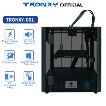 Tronxy D01 Mask FDM 3D-Принтер С Цельнометаллическим Каркасом DIY Kit Быстрая Печать Высокоточный 3D-Принтер С Бесшумной доской