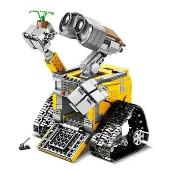 WALL.E Robot 21303 Технологический робот Детская сборка головоломка Игрушечная модель для мальчика подарочный блок Вызов