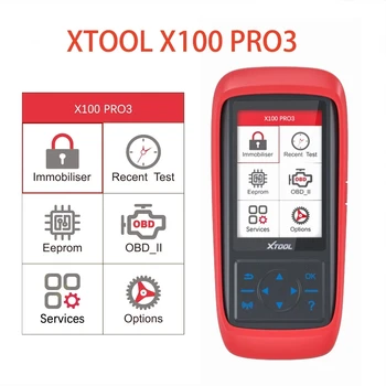 XTOOL X100 PRO3 PRO2 Профессиональный Считыватель кодов автоматического Прогармера ключей Диагностический инструмент С функциями сброса EPB ABS TPS Сканер OBD2