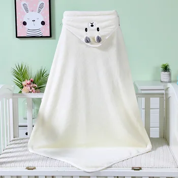 Банное полотенце с крышкой, сверхмягкое и впитывающее одеяло, детское полотенце, приятное для кожи и дышащее