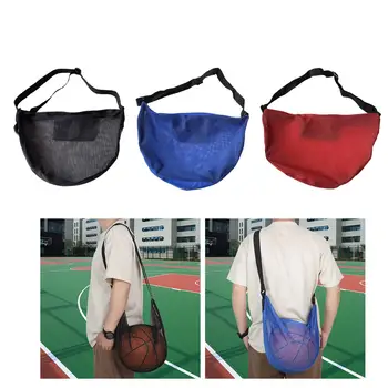 Баскетбольная сумка для переноски Легкий держатель мяча Органайзер Сумки для мячей Сетка для женщин Мужчин Тренировочный гараж Волейбол Футбол