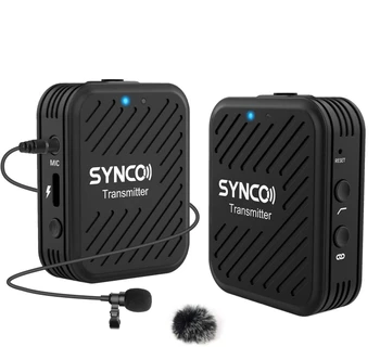 Беспроводная микрофонная Система SYNCO Engrag 2,4 ГГц для интервью Петличный микрофон с лацканами Комплект приемника видеомикрофона