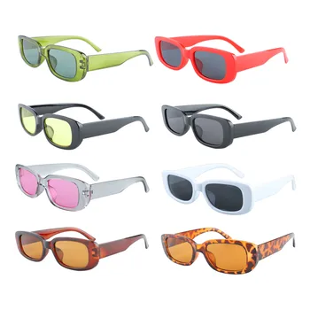 Винтажные солнцезащитные очки, элегантные легкие прямоугольные солнцезащитные очки в стиле ретро, удобные, ударопрочные для покупок на пляже