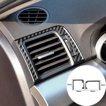 Для Acura TL 2009-2014 Накладка на выпускную панель вентиляционного отверстия из настоящего углеродного волокна, аксессуары для интерьера, Автостайлинг
