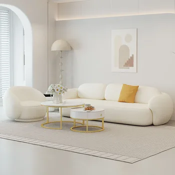 Домашний диван Lazy Puffs Секционная гостиная Скандинавский Дизайнерский Диван для спальни Современная итальянская мебель для дома DWH