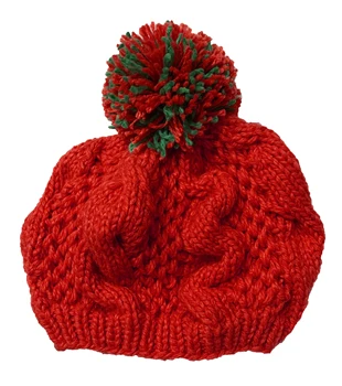 Женская зимняя шапка-берет BomHCS Ручной работы, вязаная на шнуровке, Теплая шапка с помпоном