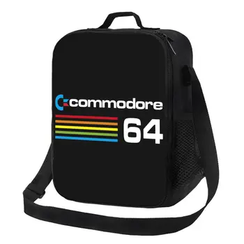 Женская изолированная сумка для ланча Commodore 64 C64 Amiga, портативный термоохладитель, коробка для бенто, школьный