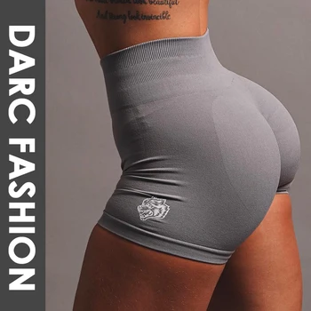 Женские шорты Darc, бесшовные спортивные штаны для йоги, женские с высокой талией, пуш-ап, сексуальная спортивная одежда для тренировок, спортивная одежда для спортзала, шорты для йоги