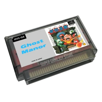 Игровой картридж Ghost Manor на английском / японском (эмулируется FDS) для консоли FC, 60 контактов, 8-битный игровой картридж для видеоигр