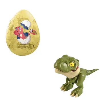 Игрушки с динозаврами, прочные Пальчиковые игрушки с динозаврами для детей, Игрушка-яйцо динозавра для Пасхальной тематической вечеринки