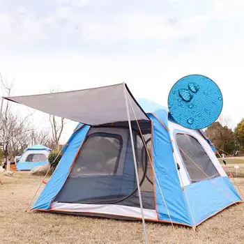Квадратная автоматическая палатка простая в быстрой сборке пляжная палатка автоматическая палатка для кемпинга wild на 2 и 4 человека