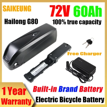 Комплект для Переоборудования электрического велосипеда Hailong Max 72v 60v Batterie 250W-3000w Bafang 20 30ah 35 40ah 50ah 60ah 72-вольтовая Литиевая Батарея