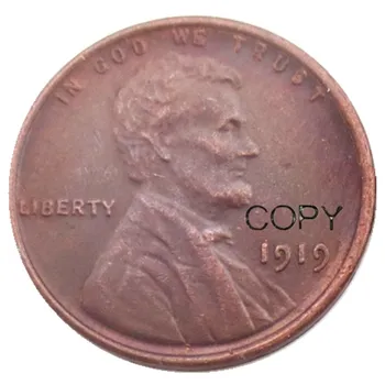Копировальные монеты достоинством в один цент США 1919P /D/ S