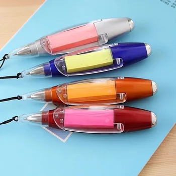 Креативная многофункциональная шариковая ручка, шнур для заметок, Бумажная лампа, Шариковая ручка, Канцелярские принадлежности для студентов