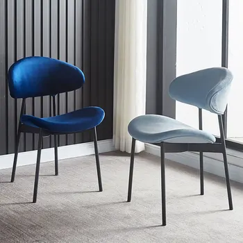 Кресла Для гостиной с акцентом, удобное роскошное скандинавское кресло для столовой, бархатные салонные подоконники, мебель для гостиной MQ50KT