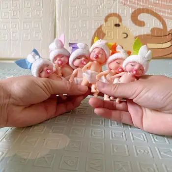 Куклы-эльфы для малышей, игрушки с подвижными ручками И ножками, Наполнитель для Пасхальной корзины, Аксессуары для Кукольного домика, Пасхальная кукла-красавица для вечеринки
