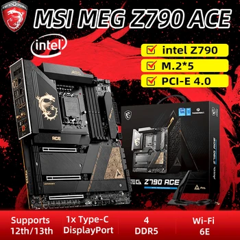 Материнская плата MSI MEG Z790 ACE INTEL LGA 1700 PC Аппаратное и программное обеспечение PCI - E 5.0