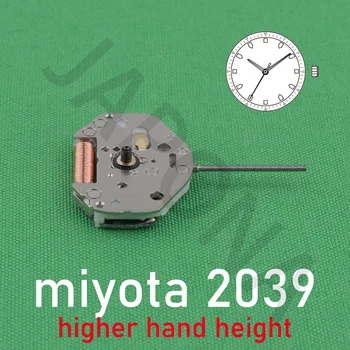 механизм 2039 года механизм miyota 2039 с увеличенной высотой стрелки что позволяет создавать дизайны с использованием глубины циферблата 3 стрелки