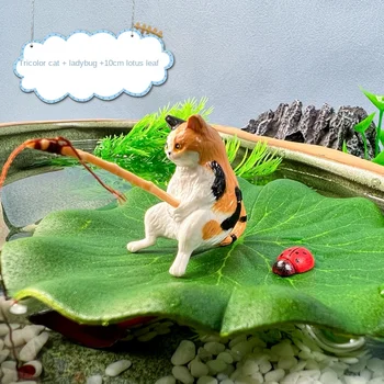 Новые повседневные украшения для кошек Ландшафтный дизайн аквариума для ловли рыбы Подвесной горшок для кошек Ландшафтный дизайн своими руками Украшение дома