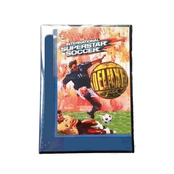 Новый 16-битный игровой картридж International Superstar Soccer Deluxe с европейской японской оболочкой для консоли GENESIS MegaDrive с розничной коробкой