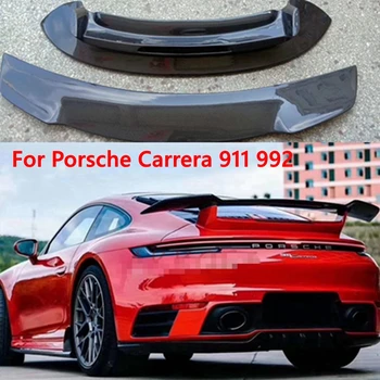Новый Спортивный Дизайн, Спойлер Заднего Крыла из Углеродного Волокна FRP, Спойлеры Заднего Багажника, Подходящие для Porsche Carrera 911 992 2019 2020 2021 2022