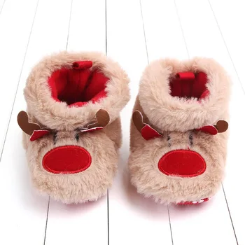 Носки для новорожденных, обувь для мальчиков и девочек, пинетки для первых ходунков, комфортная хлопковая мягкая противоскользящая теплая обувь для детской кроватки