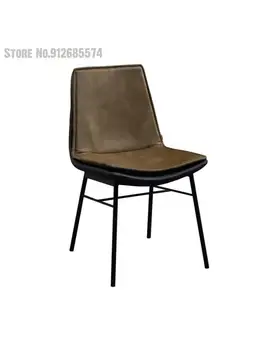 Обеденный стул Nordic home современный минималистичный стул со спинкой повседневный обеденный стул iron art light роскошный стул для макияжа и ногтей