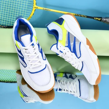 Обувь для настольного тенниса большого размера для мужчин и женщин, профессиональные соревнования по бадминтону, теннису, волейболу, спортивная обувь W88