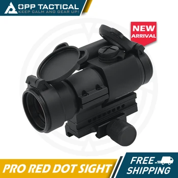 Оптический прицел Tactical 2 MOA Patrol Rifle Optic PRO Red Dot Reflex с креплением QRP2 и распоркой