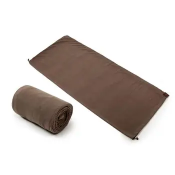 Портативный спальный мешок с флисовой подкладкой Легкая Палатка-кровать для кемпинга на открытом воздухе пеших прогулок, альпинизма, путешествий, теплый спальный мешок-вкладыш