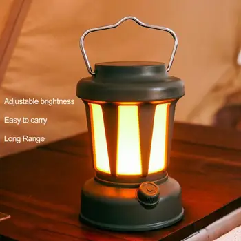 Походный фонарь с дизайном крючка Портативный Походный фонарь Портативный Солнечный походный фонарь с 3 режимами освещения для палаток