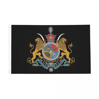 Православный Имперский герб Ирана Под флагом династии Пехлеви Наружное украшение баннера Прочные флаги размером 60x90 90x150 см