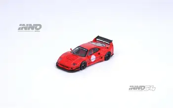 Предпродажная версия INNO1: 64 LBWK F40, красная литая под давлением коллекционная модель автомобиля, миниатюрная