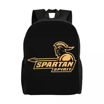 Рюкзаки Spartan Spirit с 3D принтом Sparta Warrior для девочек, мальчиков, дорожных сумок для колледжей, мужчин, женщин, сумка для книг, подходит для 15-дюймового ноутбука