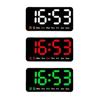 Светодиодный Настольный будильник Настольные Цифровые часы Электронные часы Настенные часы для спальни фестиваля гостиной обучения Рядом