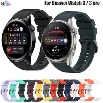 Силиконовый 22 мм ремешок для часов Huawei Watch 3/3 pro/2 pro Смарт-браслет Для Huawei Watch GT 2 46 мм Браслет на запястье