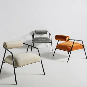 Современные стулья для гостиной из железа, односпальный диван, кресло для отдыха, роскошная мебель для дома, Итальянское креативное минималистичное дизайнерское кресло